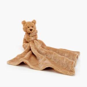 JellyCat Baby Bartholomew Plushie Bear And Soother Blanket